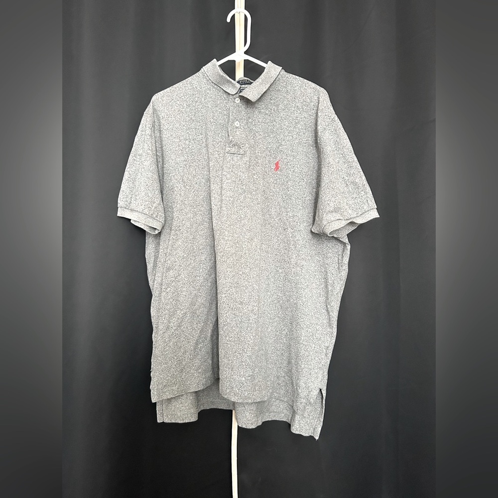 Gray XXL classic fit Ralph Lauren polo